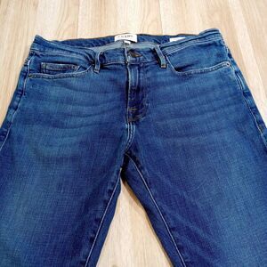 FRAME Jeans L'Homme Slim Mens Sz 32 Inseam‎ 27 Distressed Stretch Cotton Blend